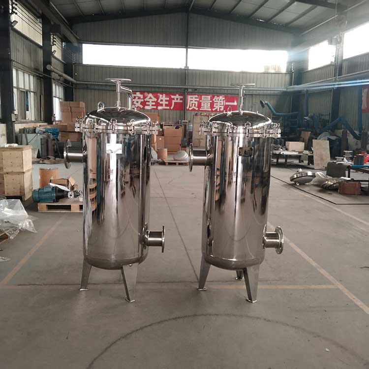 華豫生產(chǎn)供應(yīng)DN125袋式過濾器 5袋 不銹鋼殼體